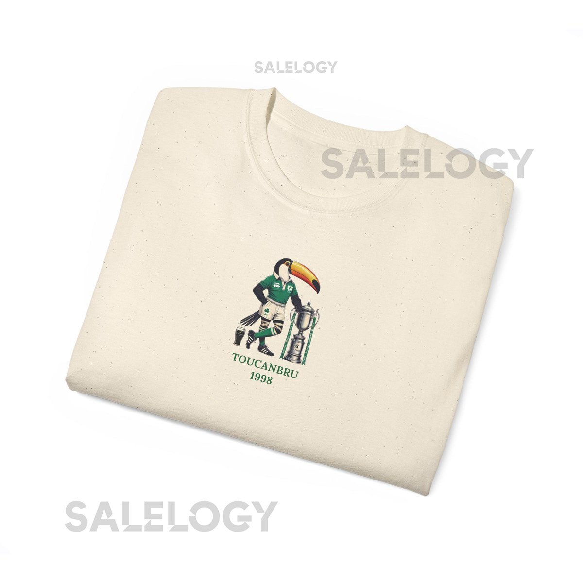 Ireland Rugby Six Nations Guinness ToucanBru T-Shirt - Ireland Rugby Shirt Guinness Lover Tee Rugby Fan Apparel Six Nations Graphic Tee_132