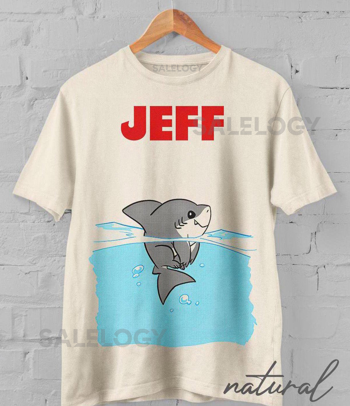 Jeff The Land Shark Graphic Tee - Vintage Style_146