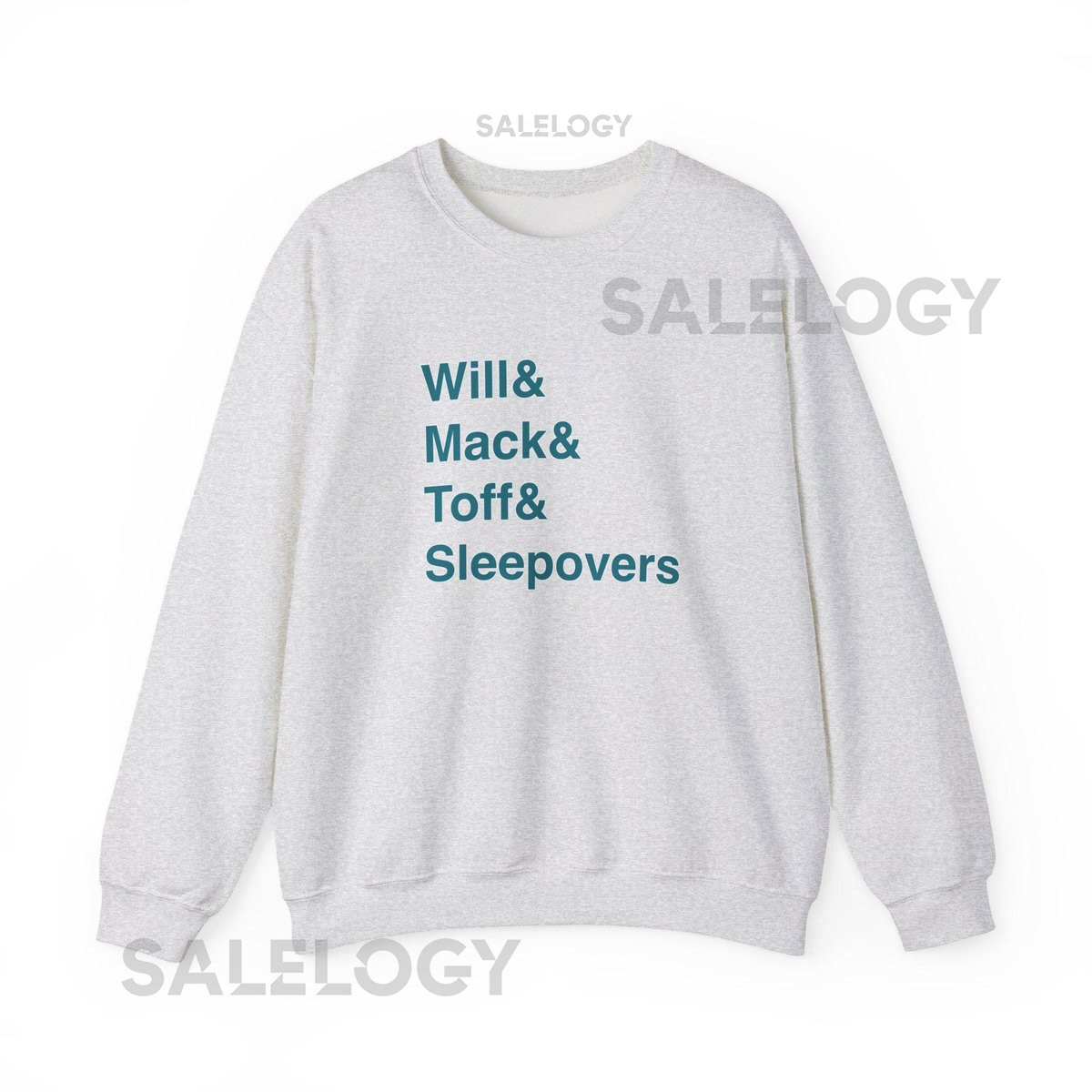 Will Toff Mack Sleepovers -- San Jose Sharks Hockey Sleepover Shirt -- Unisex Oversized Sweatshirt_676