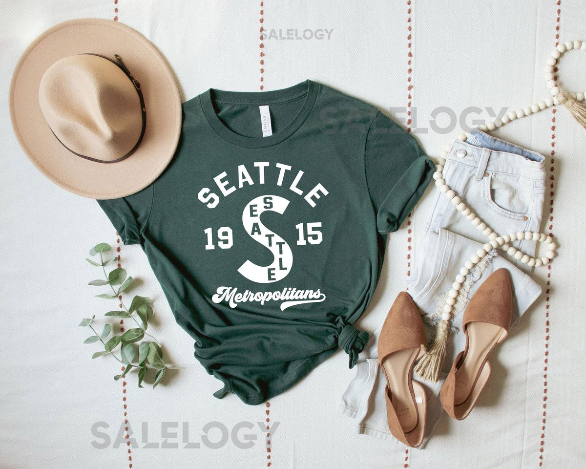 Seattle Metropolitans 1915 PCHA Hockey Seattle Metropolitans retro fans Seattle Hockey Tee_370