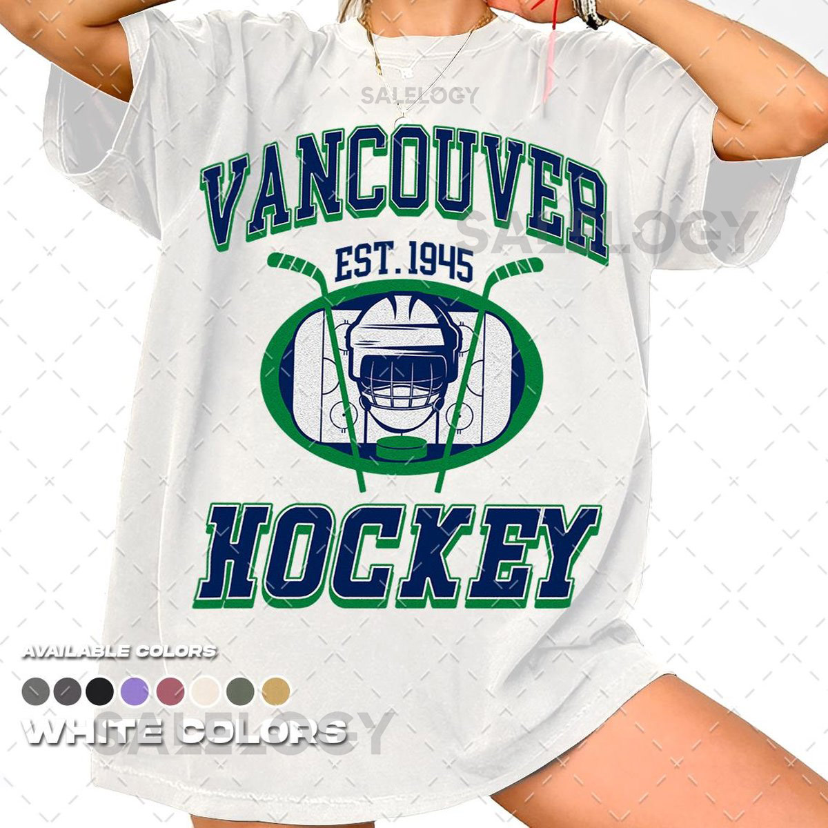 Vancouver Canucks T-Shirt Hockey Team Shirt NHL Shirt Gameday T-Shirt Vintage New York Hockey Fan Shirt Comfort Colors Unisex T-Shirt_513