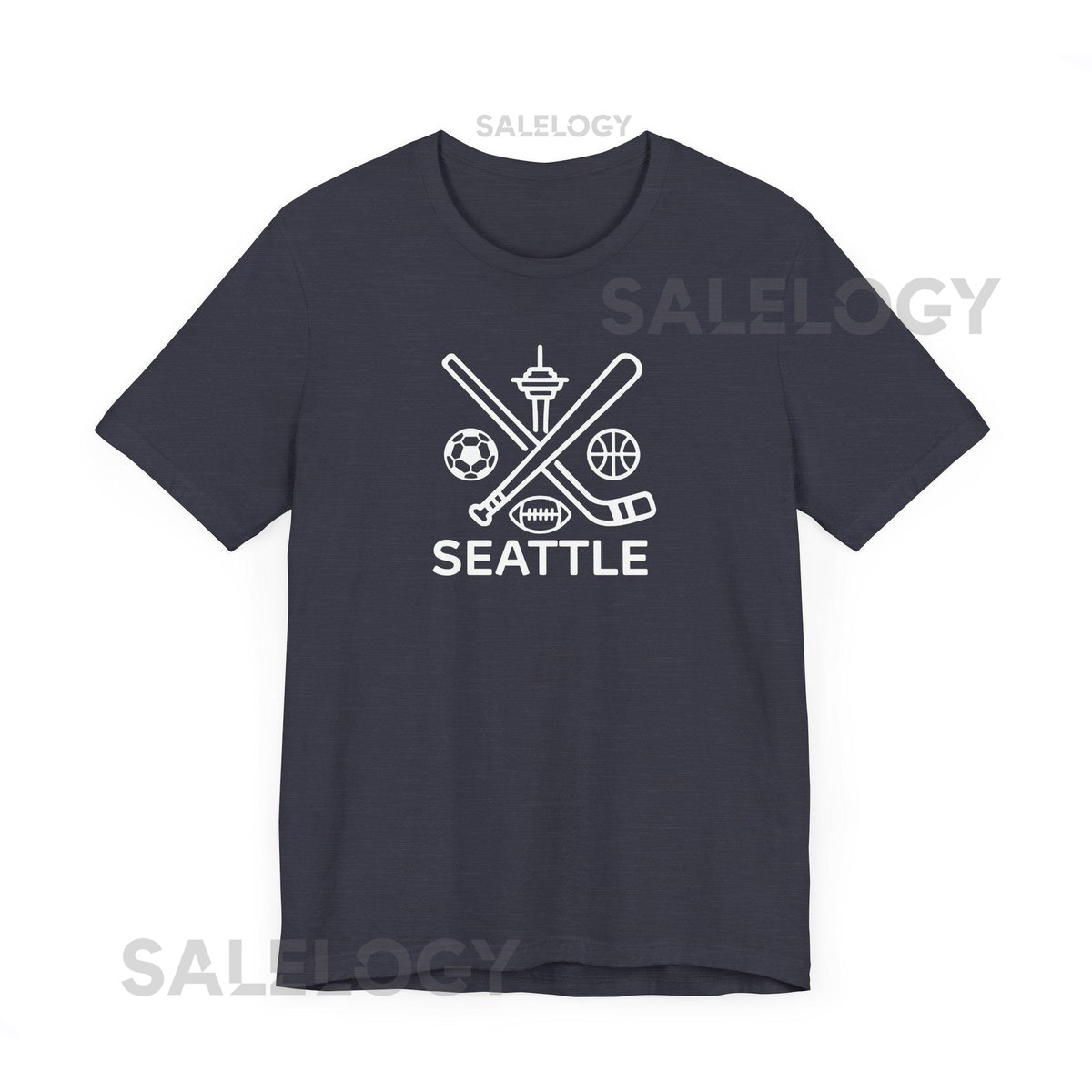 Seattle Sports Fan T-Shirt Unisex Cotton Athletic Tee_406