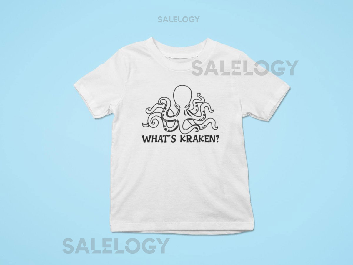 Whats Kraken - Kraken Shirt Outline Variation_672