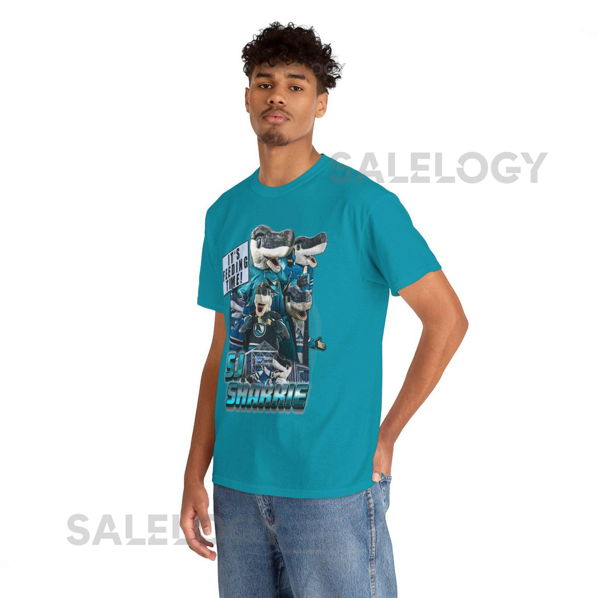 SJ Sharkie - San Jose Sharks Hockey Vintage Vibe T-Shirt_453