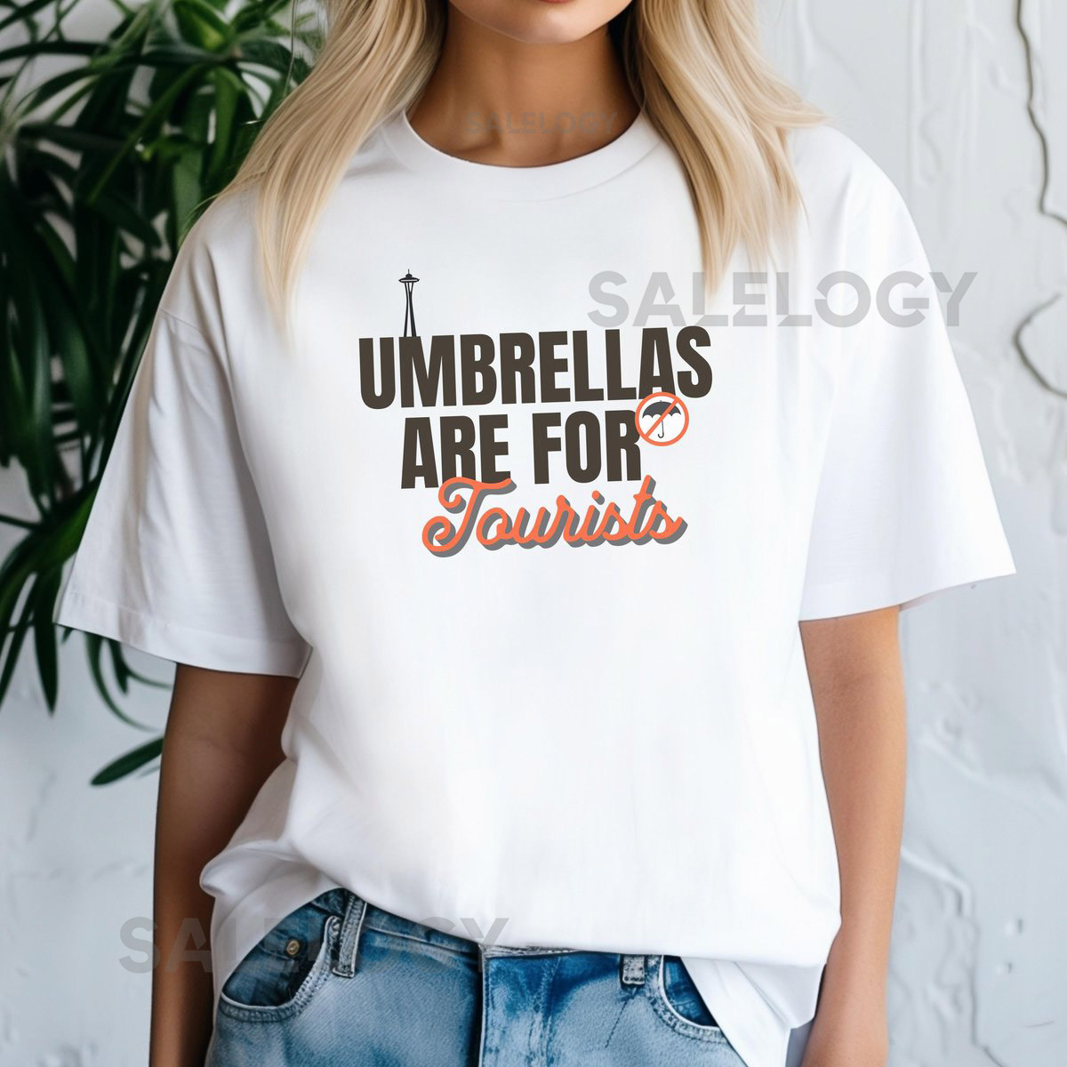Seattle Tshirt Rain city Tee Umbrellas are for tourists Tshirt Seattle jokes tshirt Seattle funny tshirt Seattle local tee Washington_423