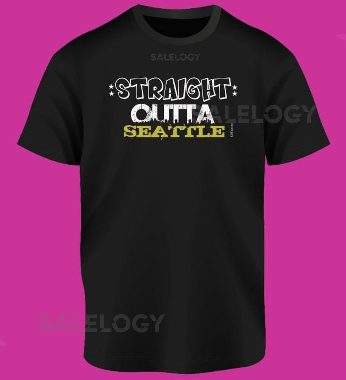 Straight Outta Seattle Washington Cotton Shirt Black History Month Represent Mothers Day Fathers Day Gifts Juneteenth_462