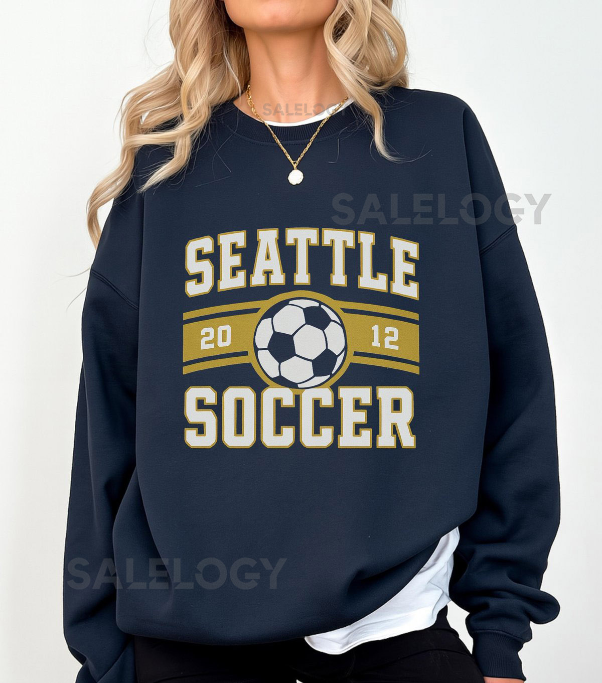 Seattle Reign Soccer Unisex Crewneck Sweatshirt_378