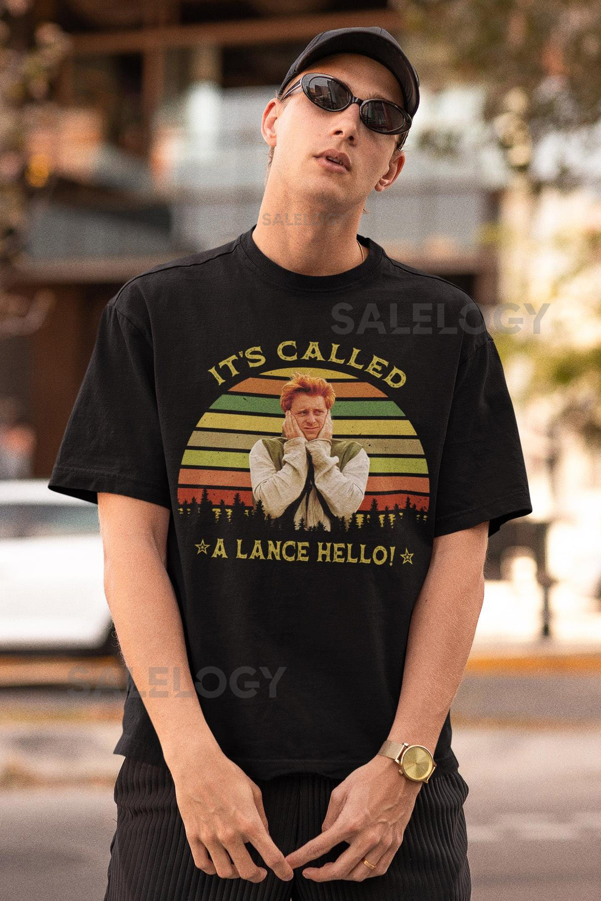 It's Called A Lance Hello T-shirt A Knight's Tale Movie Tee_135