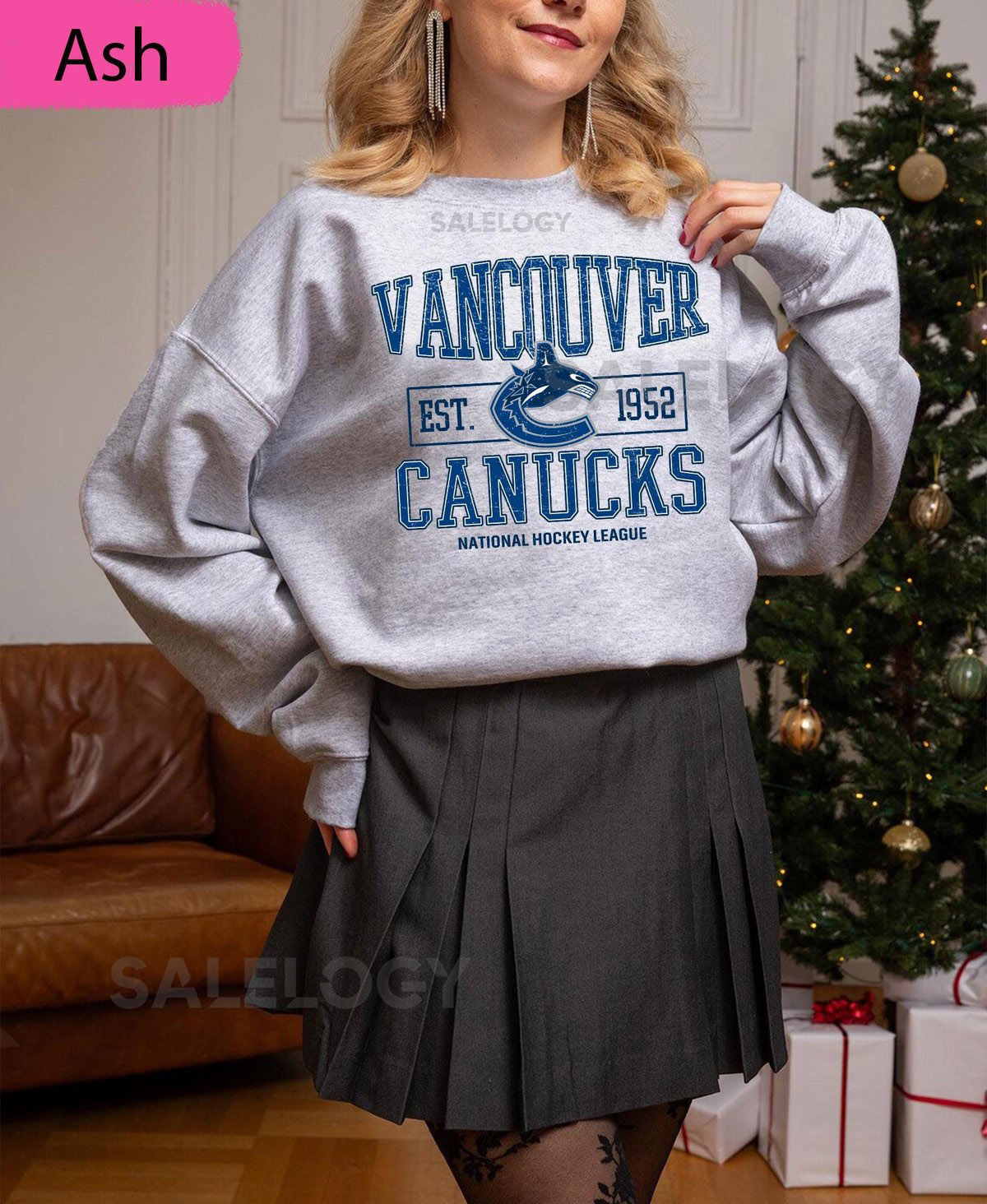 Vancouver Canucks Hockey SweatshirtVintage Graphic TeeVancouver Canucks Hockey Gift For Fan Sweat-Aldult-Youth TshirtRetro Hockey Hoodie_504