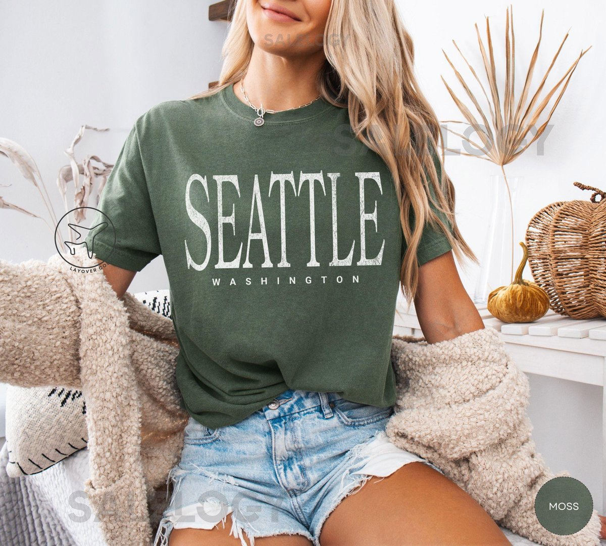 Seattle Washington T-Shirt Retro City Tee Vintage Pacific Northwest Travel Shirt_432