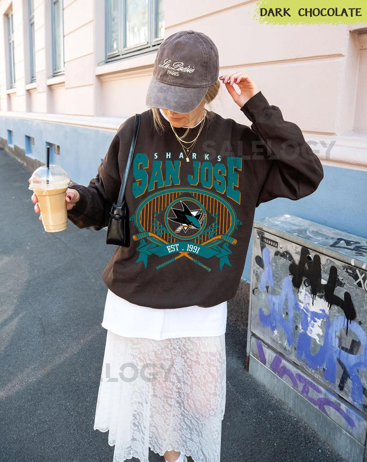 San Jose Sharks Hockey SweatshirtVintage Graphic TeeHockey Gift For Fan Sweat-Aldult-Youth TshirtRetro Hoodie D2_264