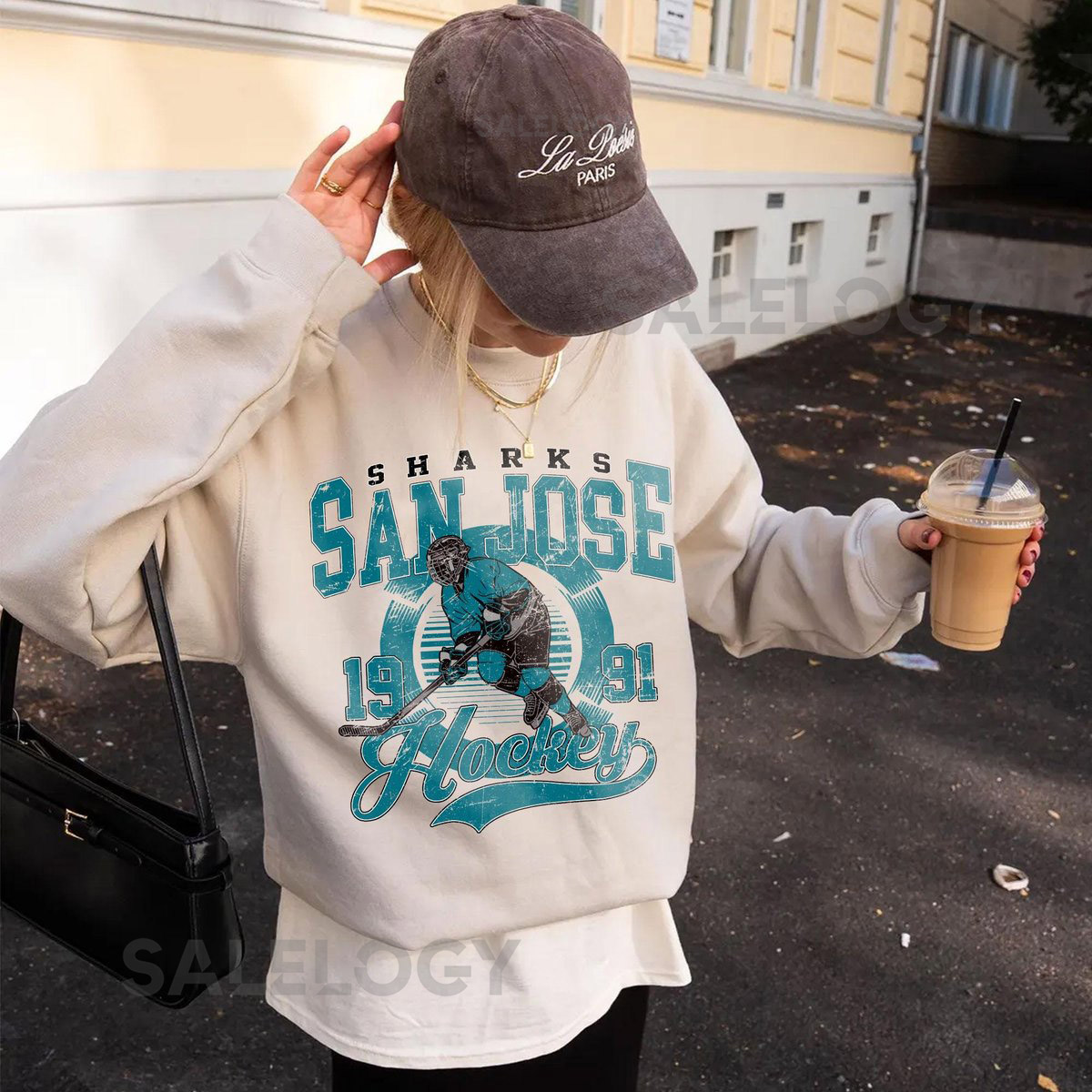 San Jose Sharks Hockey SweatshirtVintage Graphic TeeHockey Gift For Fan Sweat-Aldult-Youth TshirtRetro Hoodie GF6_265