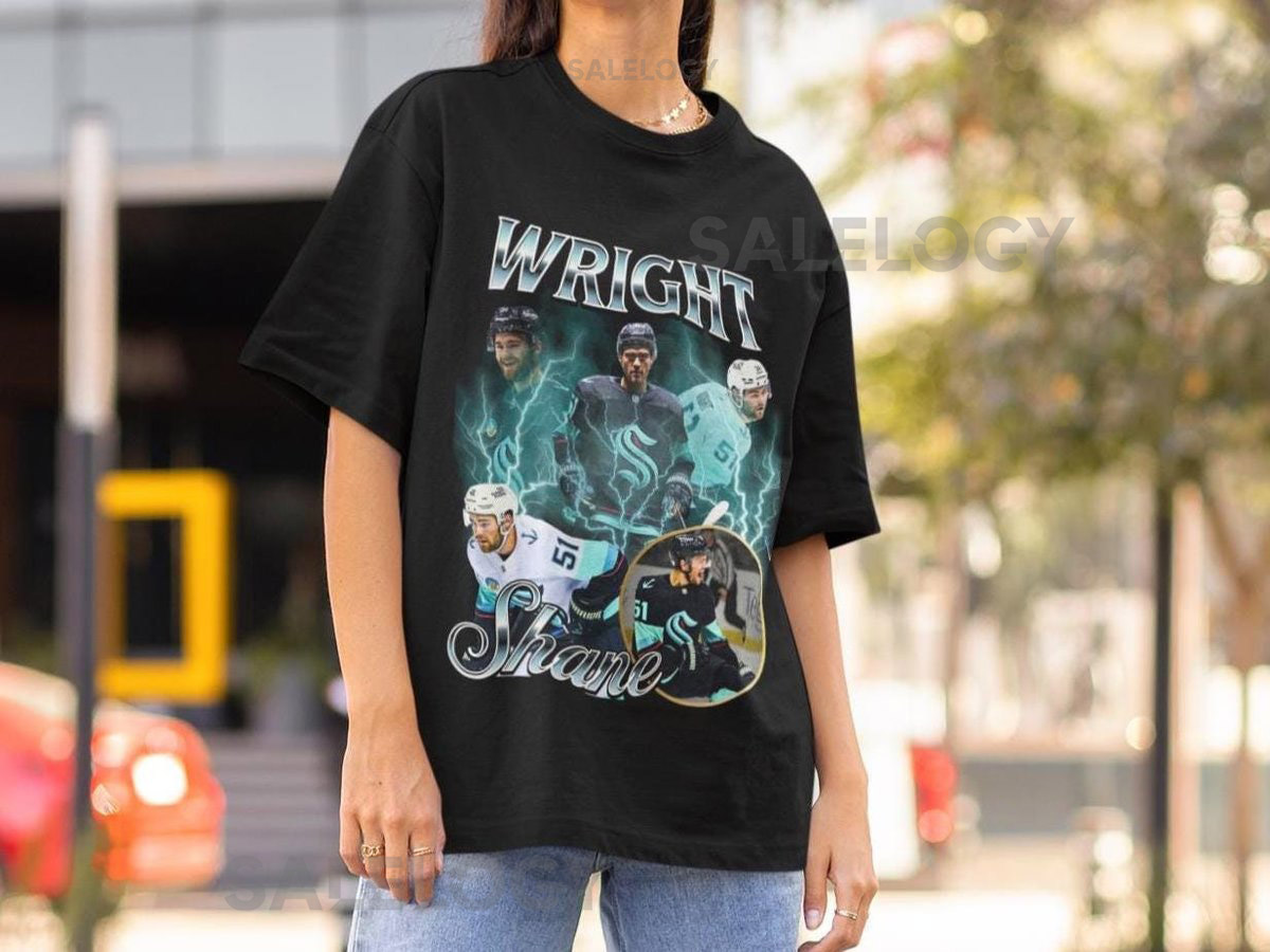 Shane Wright Kraken Shirt Vintage 90s Seattle Kraken NHL Hockey Design Retro Bootleg Gift Classic Graphic Tee Unisex T-Shirt Limited Edition_435