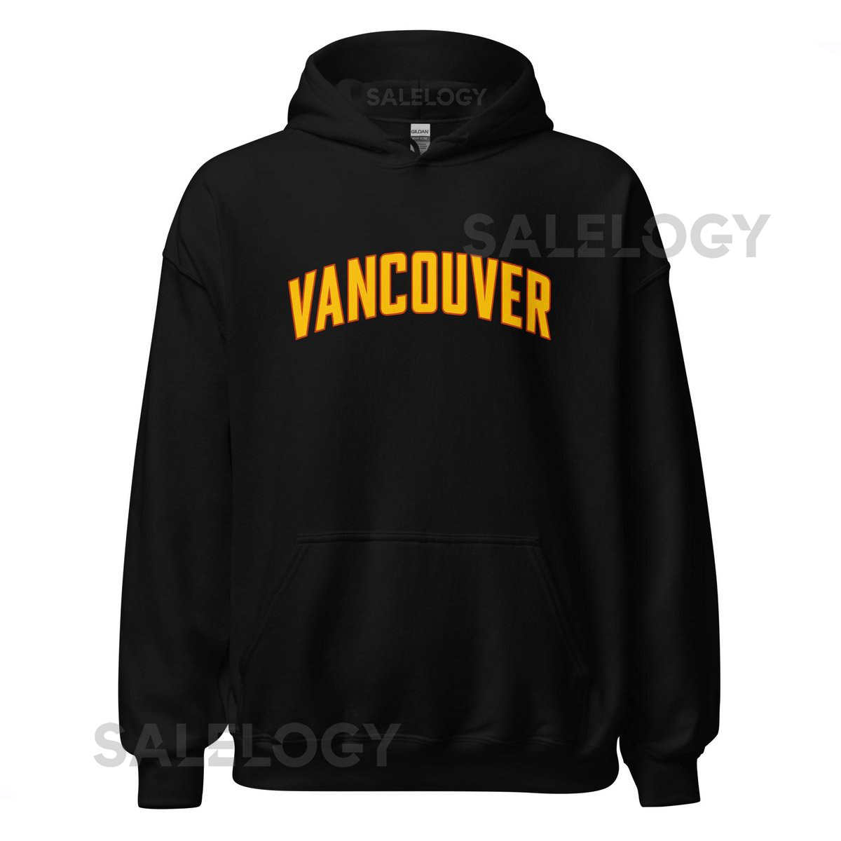 Vancouver Canucks Flying Skate Black Hoodie_491
