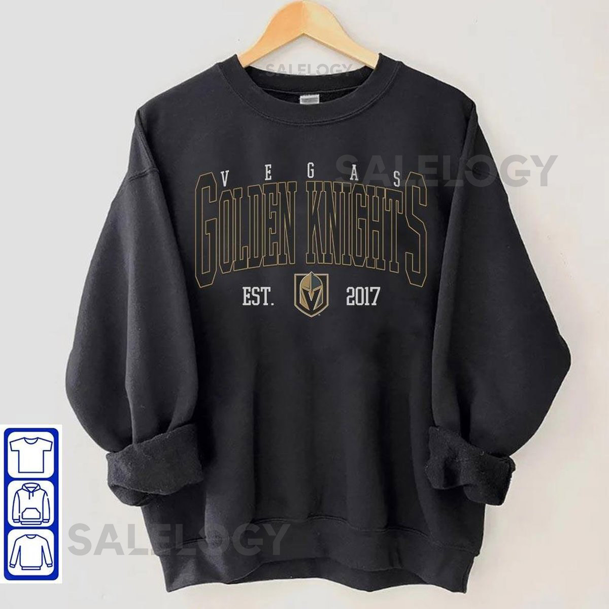 Vegas Golden Knights Sweatshirt Golden Knights Tee Hockey Sweatshirt Vintage Sweatshirt Hockey Fan Shirt Vegas Hockey Shirt_566