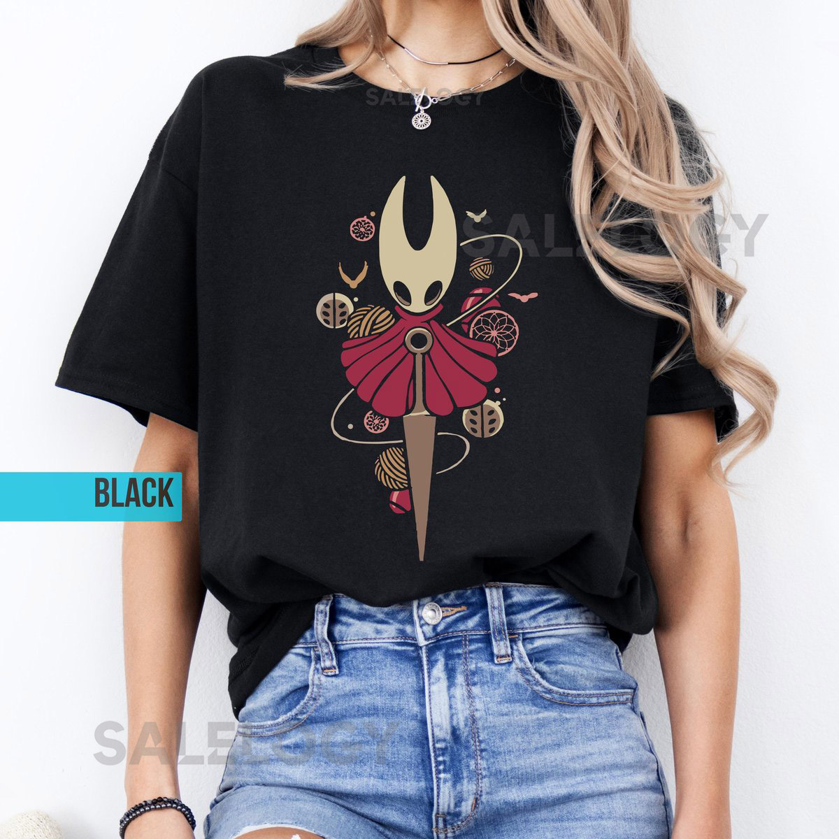 Hollow Knight Silksong Shirt Indie Gamer Tee Team Cherry Merch_123