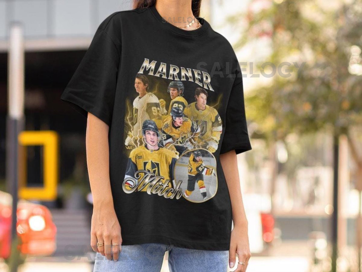 Mitch Marner Shirt Vintage 90s Vegas Golden Knights NHL Hockey Design Retro Bootleg Gift Classic Graphic Tee Unisex T-Shirt Limited Edition_198