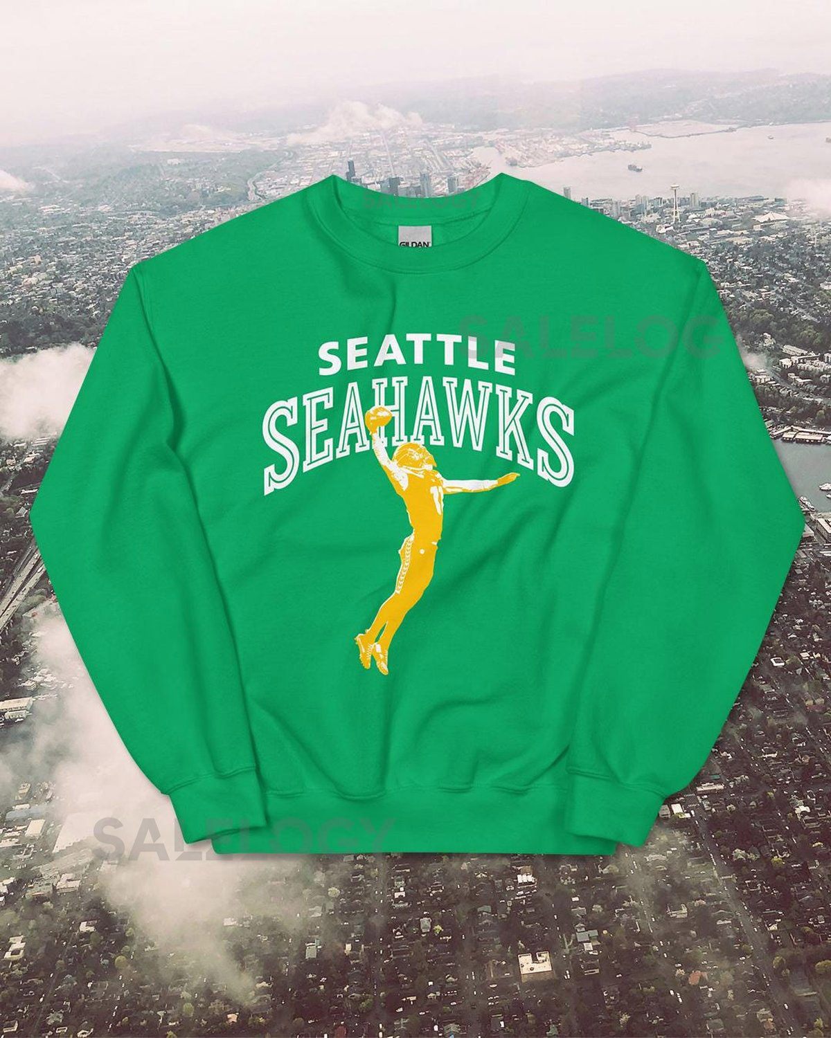 Air JSN Dunkman Crewneck Jaxon Smith-Njigba X SuperSonics X Seahawks Inspired Retro Sweater_12
