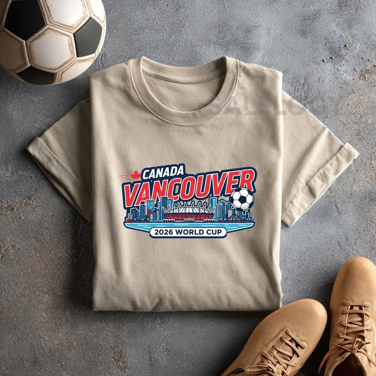 Vancouver 2026 World Cup T-Shirt Bold Canadian Soccer Shirt Canada Sports Fan Gift Apparel Holiday Unisex Merch For Christmas Soccer Fans_483