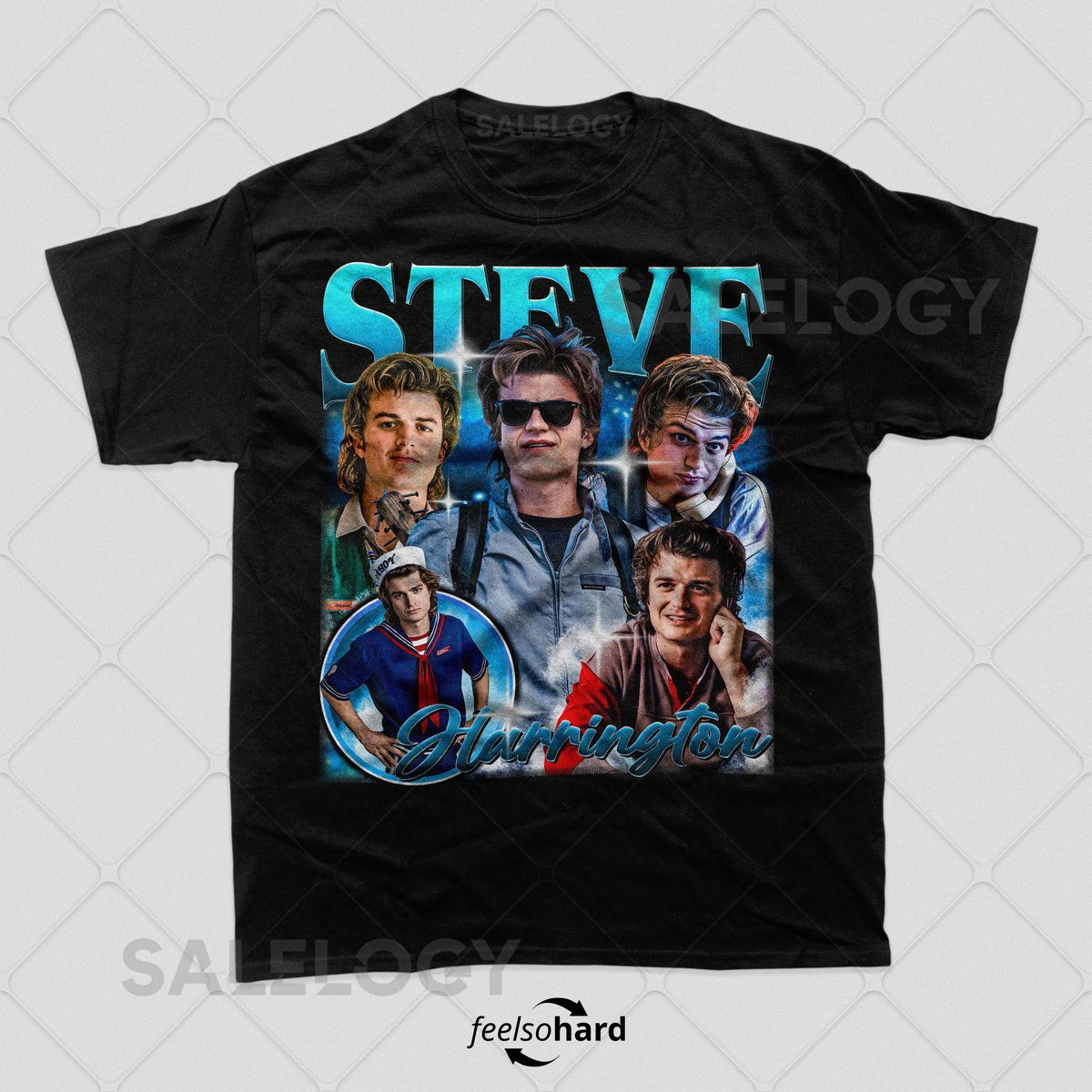 Steve Harrington Vintage Bootleg T-Shirt ST T-shirt TV Series Gift For Women and Man Unisex T-Shirt_460