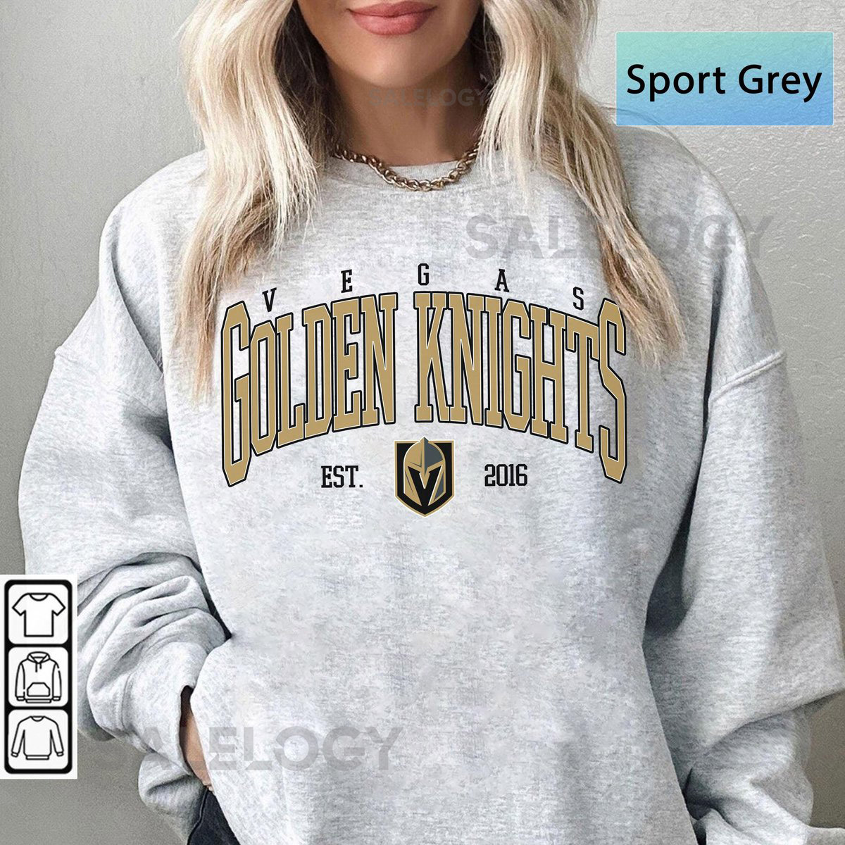 Vegas Golden Knights Sweatshirt Vintage Golden Knights Hockey Sweatshirt Retro Vegas T-shirt Vegas Golden Knights Hockey Crewneck_570