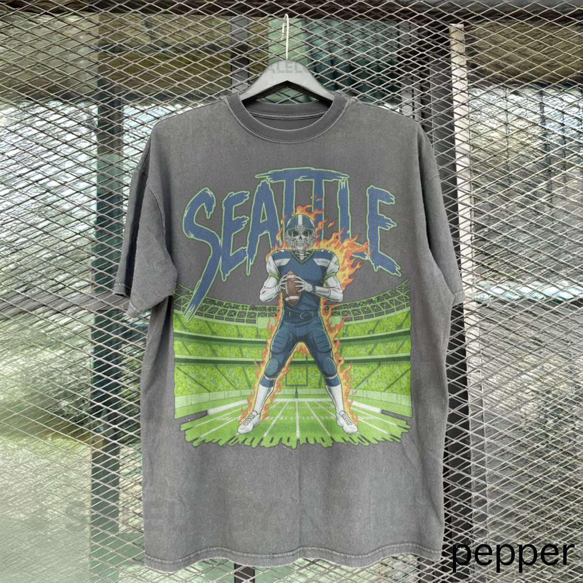 Comfort Colors Seattle Football Shirt Vintage Seahawks Game Day Tee Retro 90s Fan Football T-Shirt_57