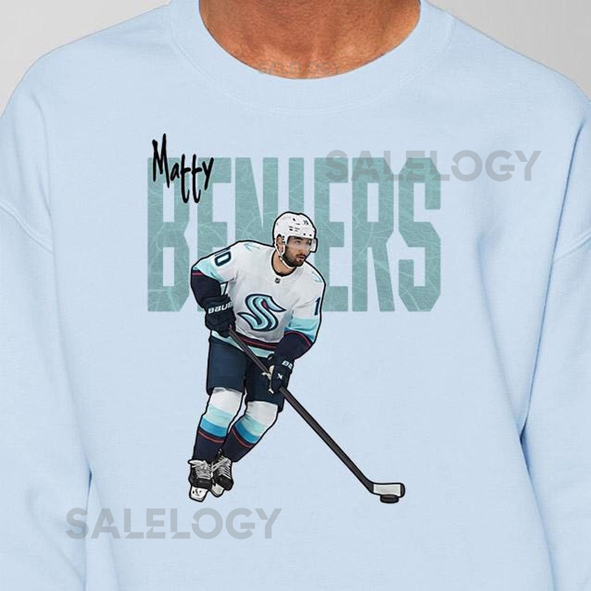 Matty Beniers Seattle Kraken Unisex Ice Hockey Fan T-Shirt and Sweatshirt for Kids and Adults_191
