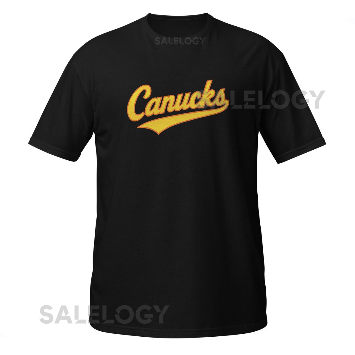 Vancouver Canucks Flying Skate Script Shirt_495