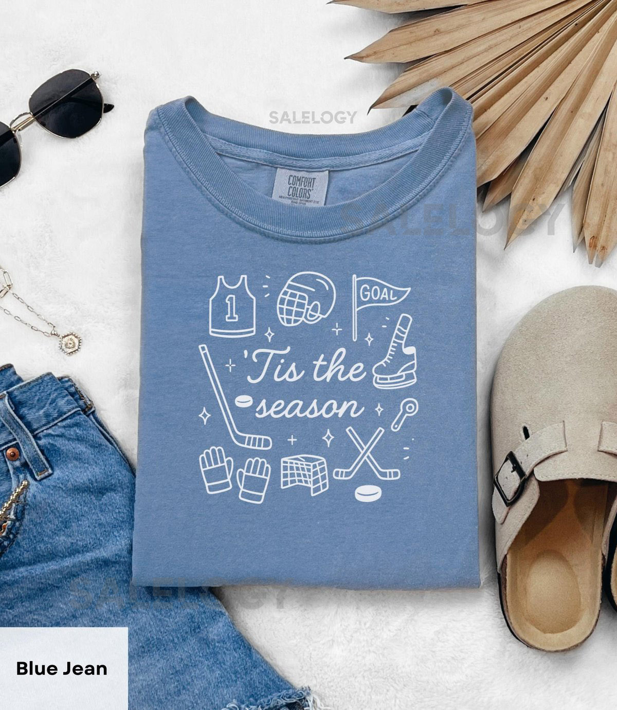 Hockey Season T-shirt Hockey Fan Tee Sports Apparel Game Day Shirt Gift for Hockey Lover Team Spirit Clothing_121