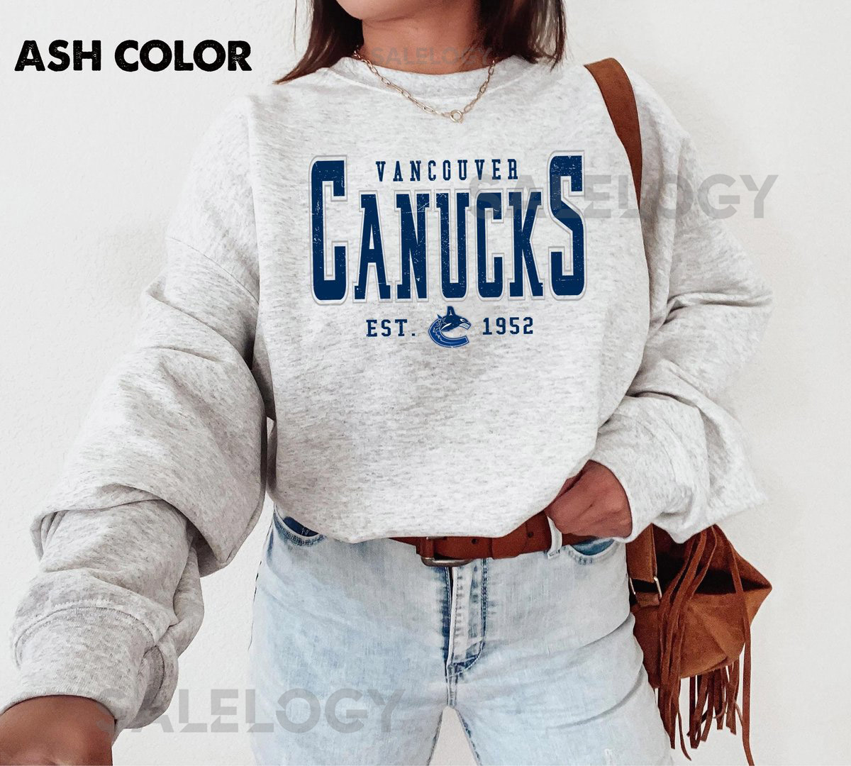 Vancouver Hockey Sweatshirt Vintage Vancouver Team Shirt Retro Canada Hockey Tee Game Day Fan Gift Unisex_527