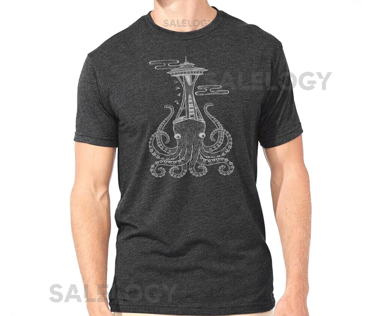 Seattle Giant Octopus Men's T shirt_314