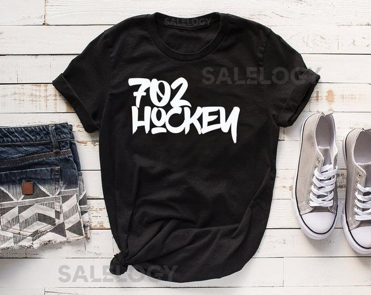 702 Hockey Tee Las Vegas Hockey Tee Nevada Local Hockey Tee Vegas Strong Hockey Tee Many Print Colors_6