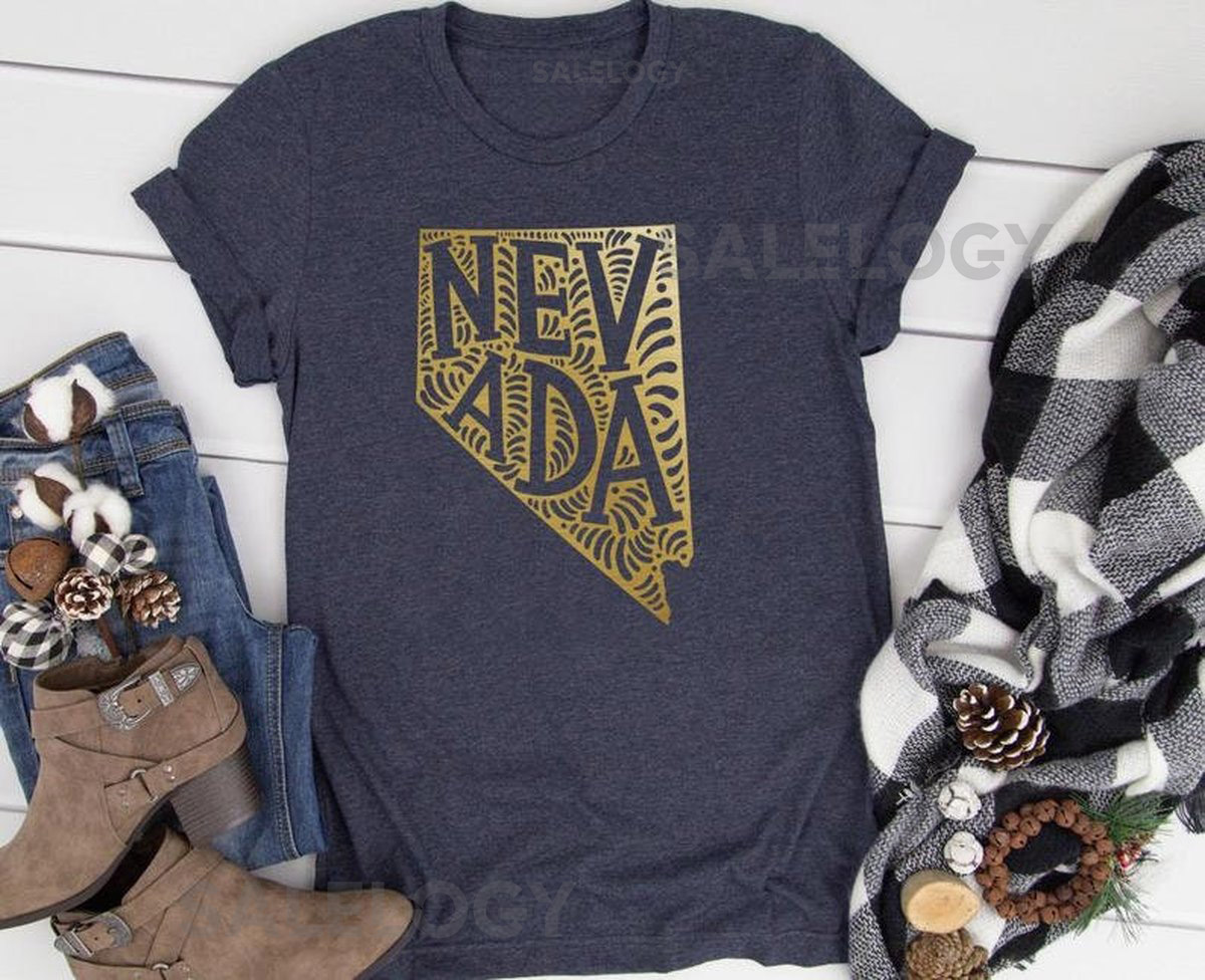 Nevada Tee State Of Nevada Tee Local Tee Vegas Hometown Tee Nevada Local Tee Many Print Colors_201