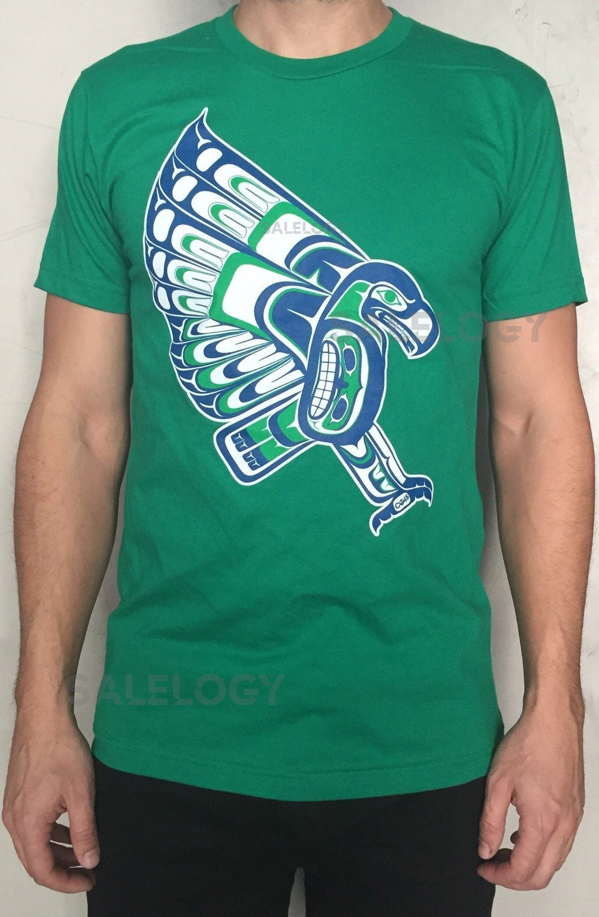 Duwamish PNW Native American Style Seattle Seahawk T Shirt_76