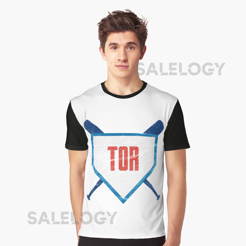 Toronto Abbreviation Retro Baseball Home Plate Designoy