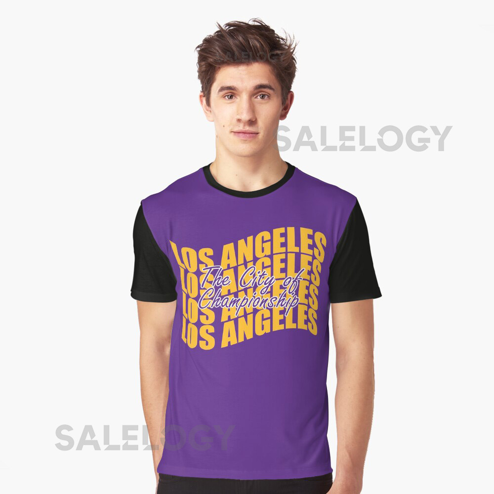 Los angeles City of Championship yellow Oversizedyythkg