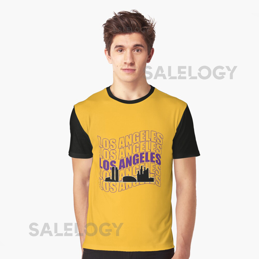 Los Angeles silhouette purple Classic T-Shirt foryythkg