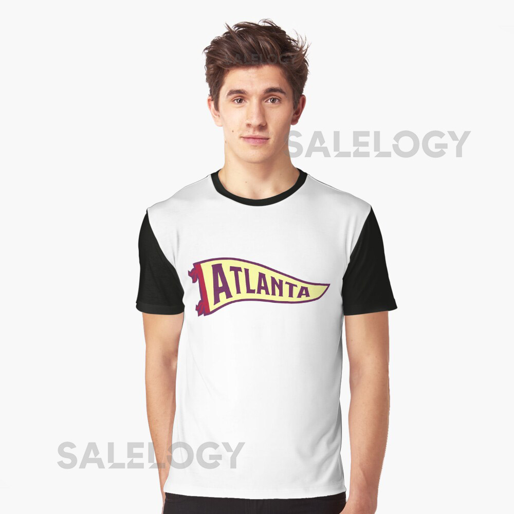 Atlanta Pennant - Navy Classic T-Shirt for Saley