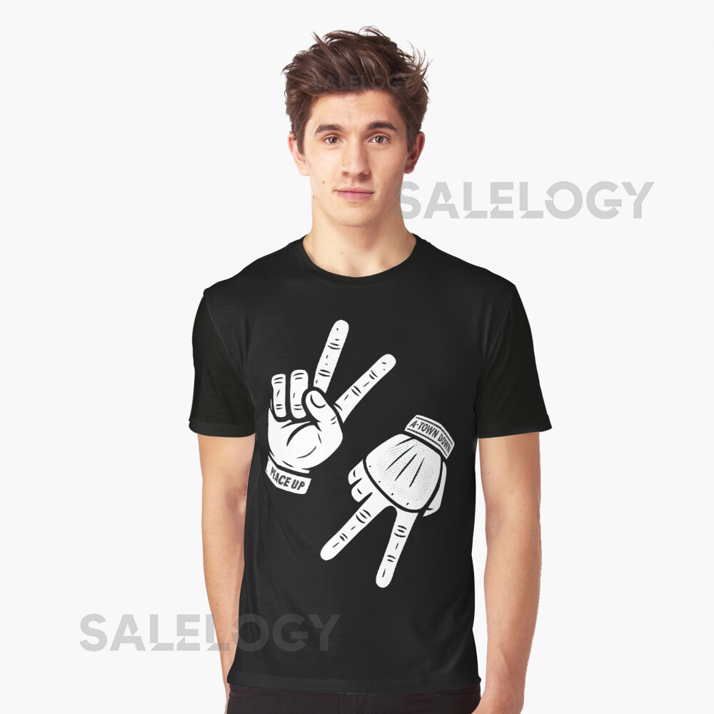 Braves Peace Up A Town Down Oversized T-Shirtyyt