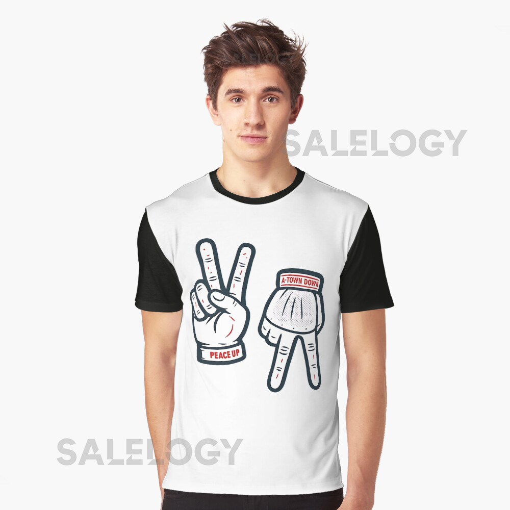 Braves Peace Up A Town Down Essential T-Shirtyyt