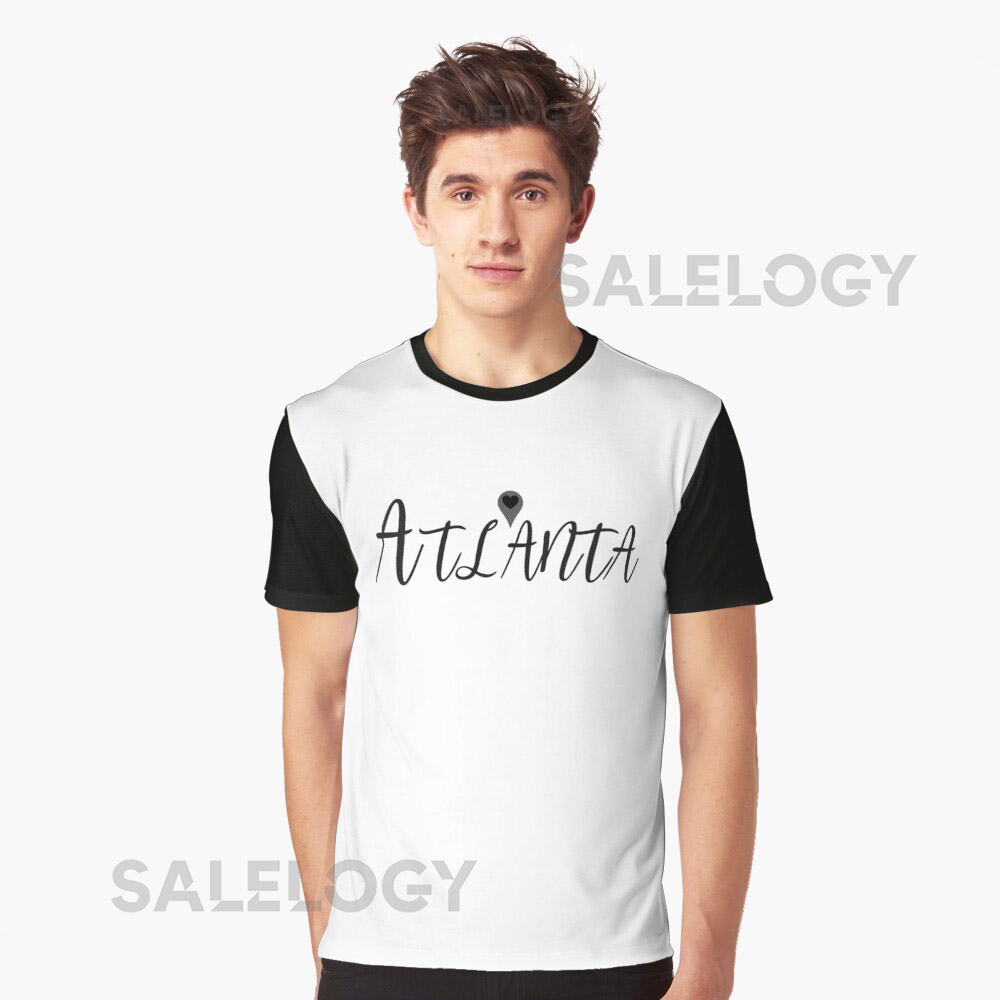 Atlanta Love Location Pin Oversized T-Shirt for S
