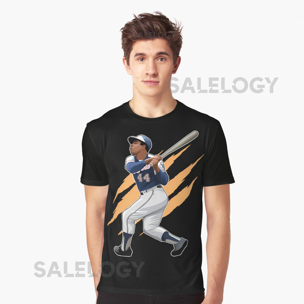 Hank Aaron Swings Legend 14 Claw Essential T-Shi