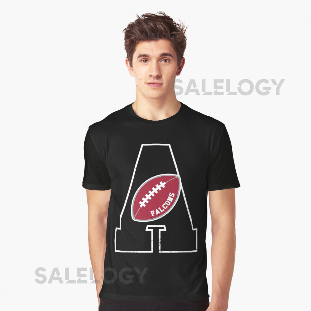 Big Bold Atlanta Falcons Monogram Classic T-Shirtyythkg