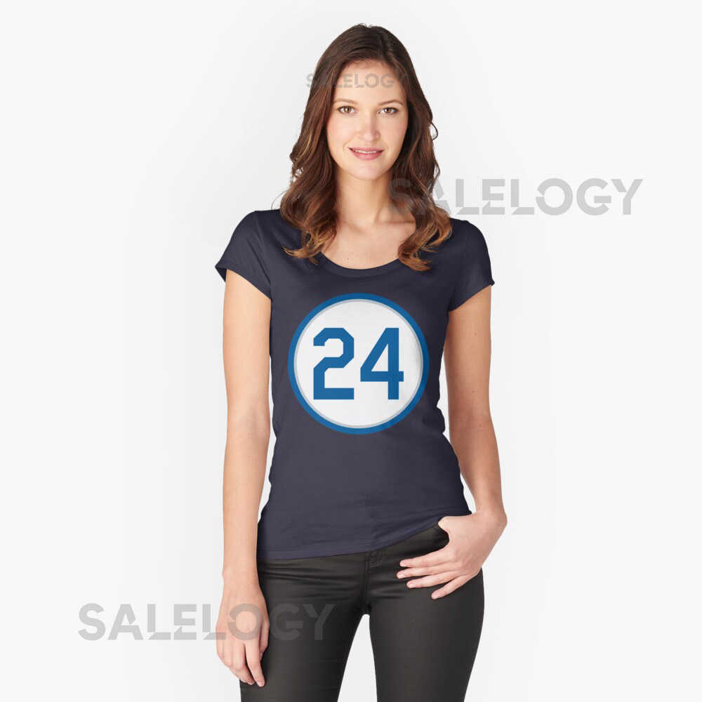 Walter Alston 24 Jersey Number Oversized T-Shirtyythkg