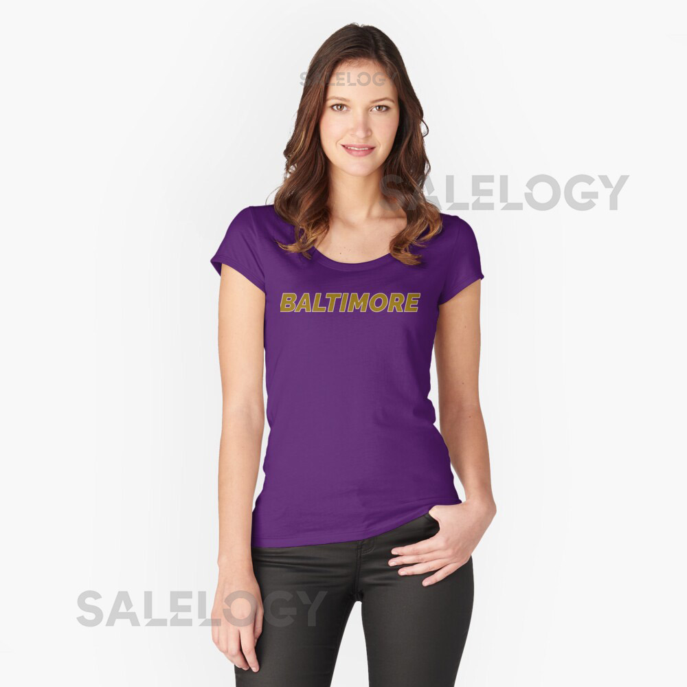 BALTIMORE - Gold Purple Classic T-Shirt for Sale
