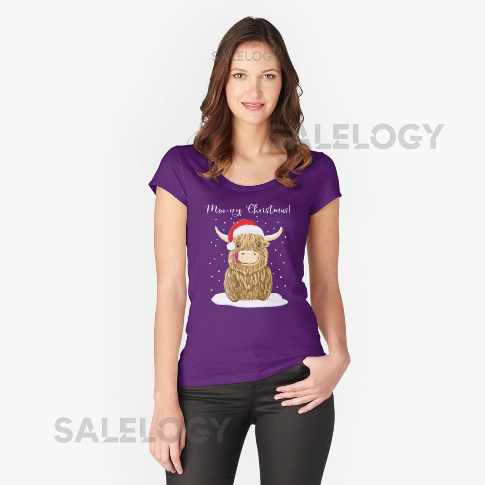 Scottish Highland Cow Moo-rry Christmas Wee Hamishyyth