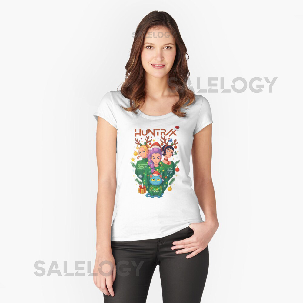 Christmas Huntrix Blue Cat Essential T-Shirt for