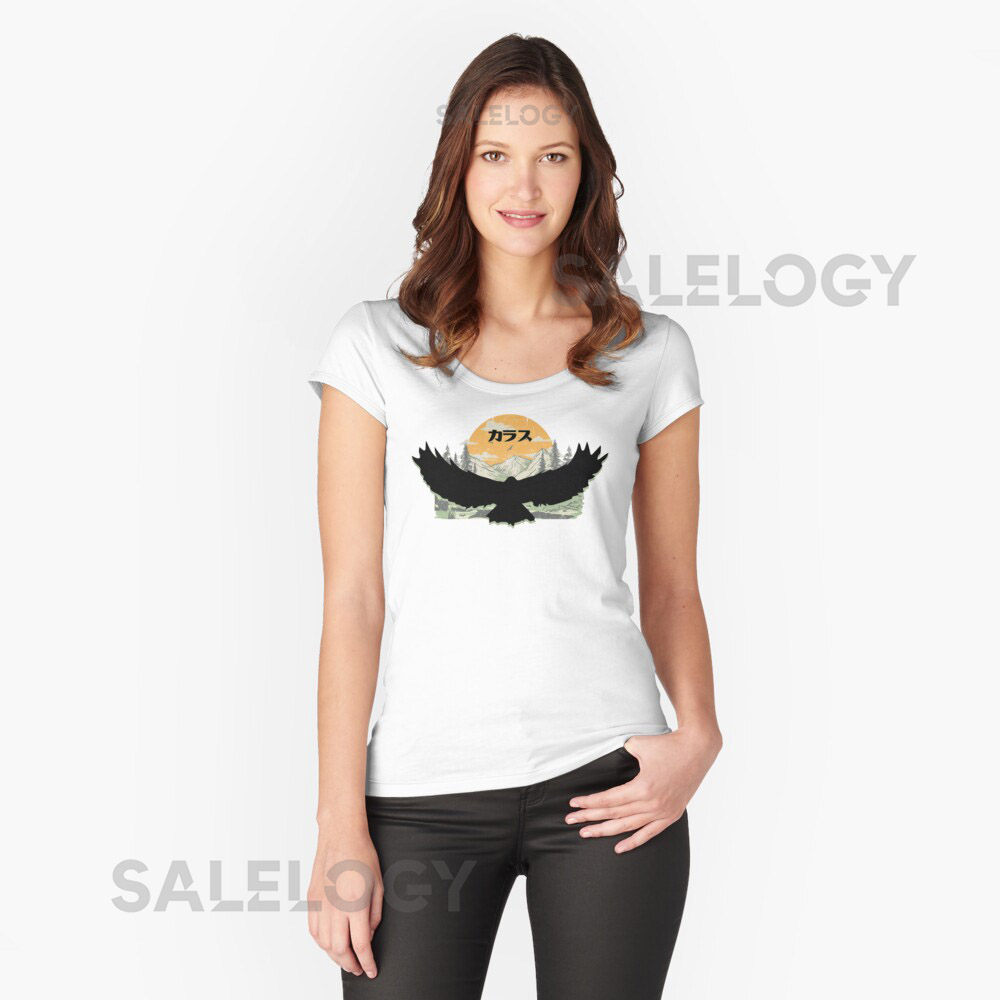 Black raven bird Classic T-Shirt for Sale byyyth