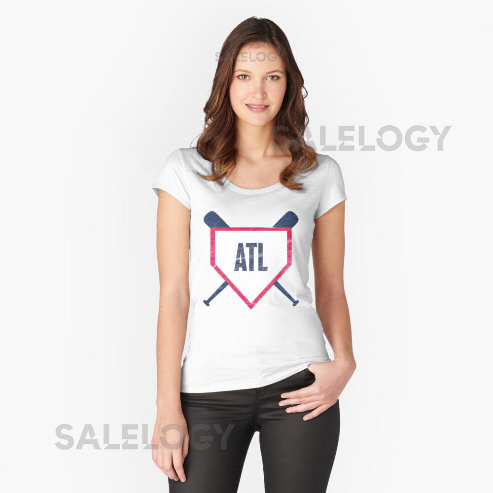 Atlanta Abbreviation Retro Baseball Home Plate Designyy