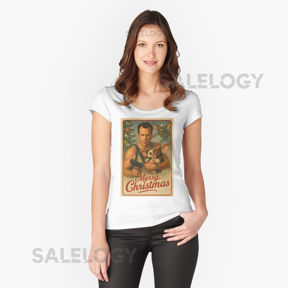 Die Hard x Gremlins Mashup Christmas Essential T-